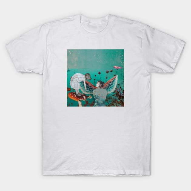 Not an angel T-Shirt by mintchocollage